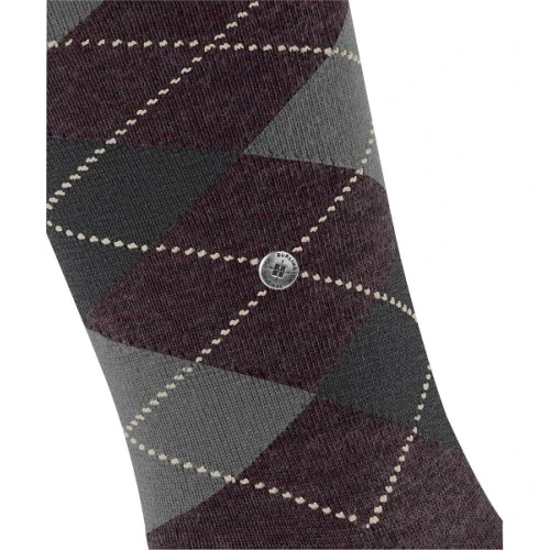 Burlington Kniekousen  | Bordo Melange | www.pietkoopmans.nl