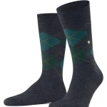Burlington Edinburgh Mel Sokken | Groen Teal Geruit  | www.pietkoopmans.nl