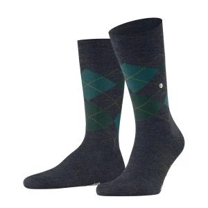 Burlington Edinburgh Mel Sokken | Groen Teal Geruit