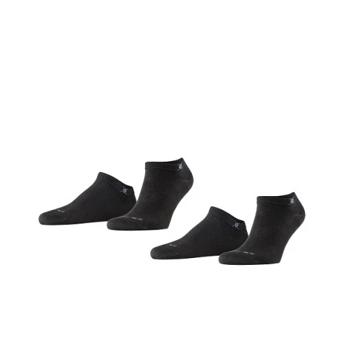 Burlington Sneaker Sokken | Duo Zwart | www.pietkoopmans.nl
