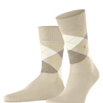 Burlington Manchester Sokken | Crème Kit | www.pietkoopmans.nl