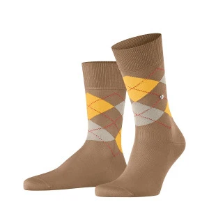 Burlington Manchester Sokken | Camel Geel