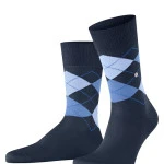 Burlington Manchester Sokken | Lila Indigo | www.pietkoopmans.nl