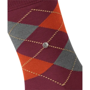 Burlington Manchester Sokken | Bordeaux Oranje