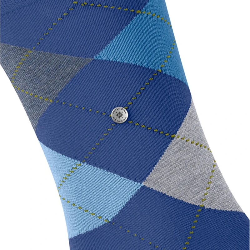 Burlington Sokken King | Blauw Lichtblauw | www.pietkoopmans.nl