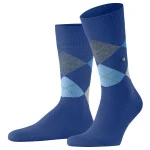 Burlington Sokken King | Blauw Lichtblauw | www.pietkoopmans.nl