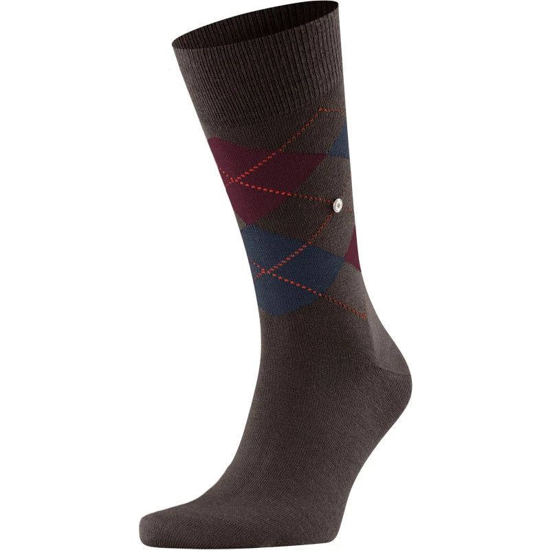 Burlington Sokken Edinburgh | Bordeaux Brown | www.pietkoopmans.nl