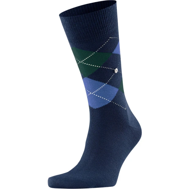 Burlington Sokken Edinburgh | Green Blue | www.pietkoopmans.nl