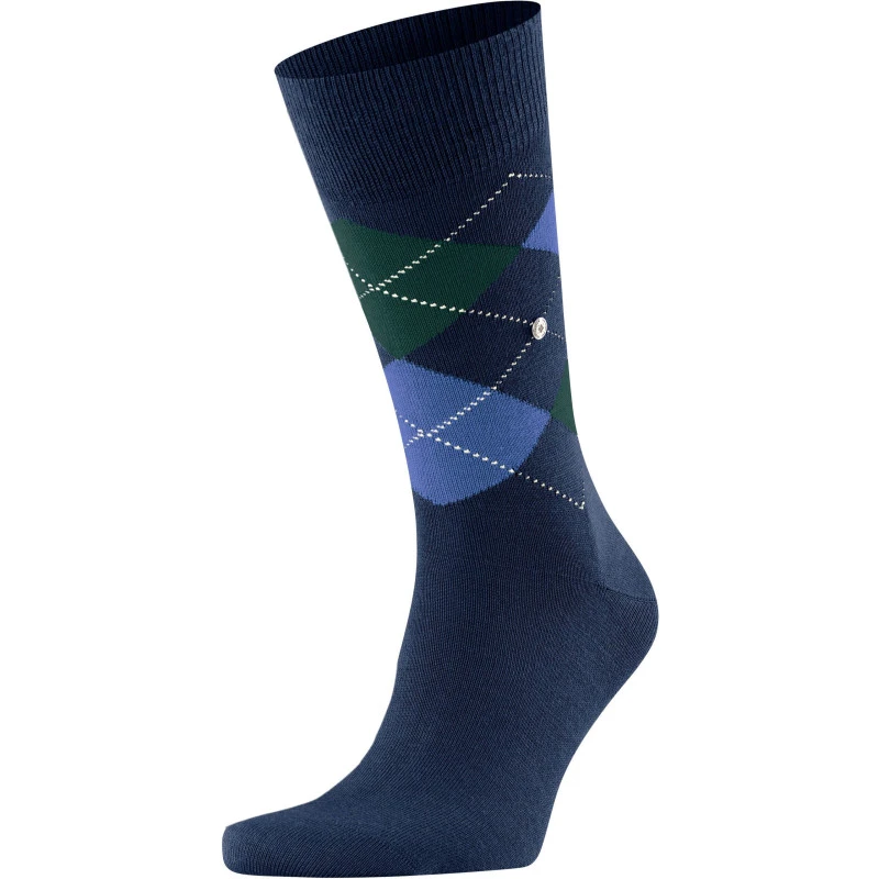 Burlington Sokken Edinburgh | Green Blue | www.pietkoopmans.nl