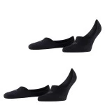 Burlington Footies Invisible Sock | Zwart | www.pietkoopmans.nl