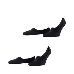 Burlington Footies Invisible Sock | Zwart