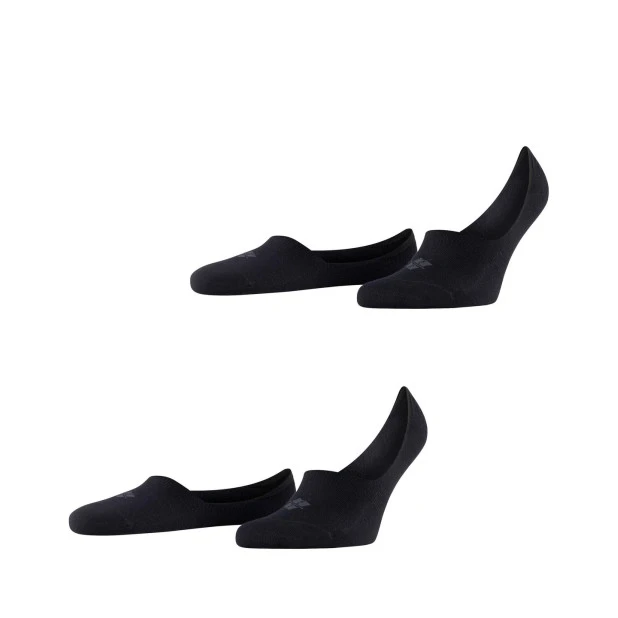 Burlington Footies Invisible Sock | Zwart | www.pietkoopmans.nl