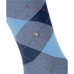 Burlington Sokken King | Lichtblauw Blauw