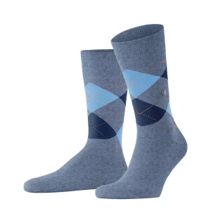 Burlington Sokken King | Lichtblauw Blauw