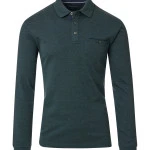 Casamoda Polo Lange Mouw | Donker Groen | www.pietkoopmans.nl