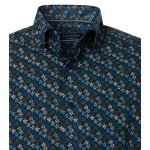 Casamoda Overhemd | Blauw Gebloemd | www.pietkoopmans.nl