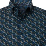 Casamoda Overhemd | Blauw Gebloemd | www.pietkoopmans.nl