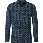 Casamoda Overhemd | Blauw Gebloemd | www.pietkoopmans.nl