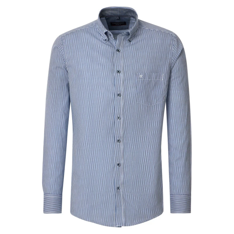Casamoda Overhemd | Streep Button Down | www.pietkoopmans.nl