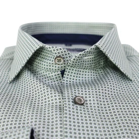 Casamoda Overhemd | Groene Print