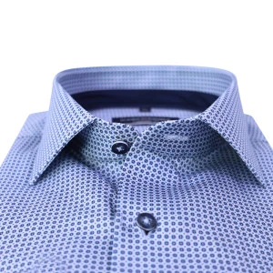 Casamoda Overhemd | Marine Stip Print