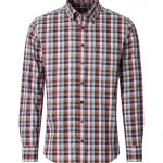 Casamoda Heren Overhemd | Blauw Rood Geruit | www.pietkoopmans.nl