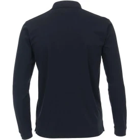 Casamoda Polo Lange Mouw | Marine