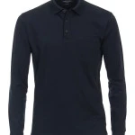Casamoda Polo Lange Mouw | Marine | www.pietkoopmans.nl