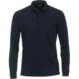 Casamoda Polo Lange Mouw | Marine