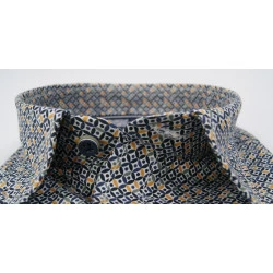 Casamoda Overhemd | Oker Geprint