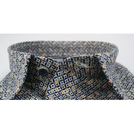 Casamoda Overhemd | Oker Geprint