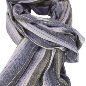 Casamoda Katoenen Shawl | Groen Blauw