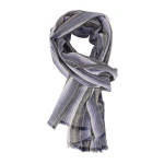 Casamoda Katoenen Shawl | Groen Blauw | www.pietkoopmans.nl
