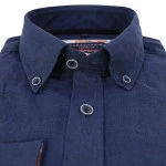 Casamoda Zomer Shirt | Linnen Marine | www.pietkoopmans.nl