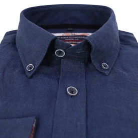 Casamoda Zomer Shirt | Linnen Marine