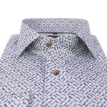 Casamoda Overhemd | Jeans Blauw Print | www.pietkoopmans.nl