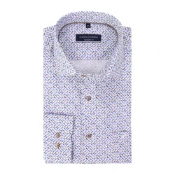 Casamoda Overhemd | Jeans Blauw Print