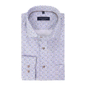 Casamoda Overhemd | Jeans Blauw Print