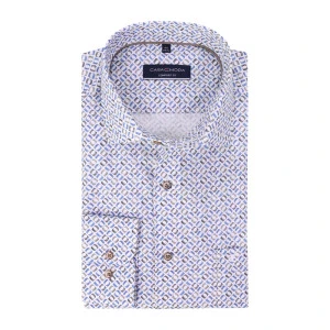 Casamoda Overhemd | Jeans Blauw Print