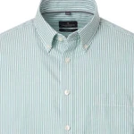 Casamoda Shirt | Groen Wit Gestreept | www.pietkoopmans.nl