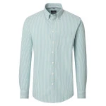 Casamoda Shirt | Groen Wit Gestreept | www.pietkoopmans.nl