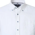 Casamoda Linnen Zomer Shirt | Wit | www.pietkoopmans.nl