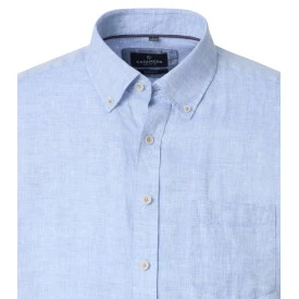 Casamoda Linnen Zomer Shirt | Lichtblauw