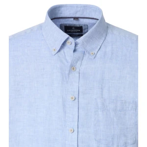Casamoda Linnen Zomer Shirt | Lichtblauw