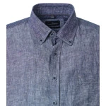 Casamoda Linnen Zomer Shirt | Navy | www.pietkoopmans.nl