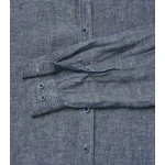 Casamoda Linnen Zomer Shirt | Navy | www.pietkoopmans.nl