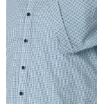 Casamoda Korte Mouw Shirt | Groen Blauw Print | www.pietkoopmans.nl