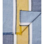 Casamoda Katoenen Shawl | Geel Gestreept | www.pietkoopmans.nl