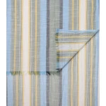 Casamoda Katoenen Shawl | Olijf Geel Gestreept | www.pietkoopmans.nl
