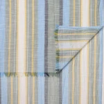 Casamoda Katoenen Shawl | Olijf Geel Gestreept | www.pietkoopmans.nl